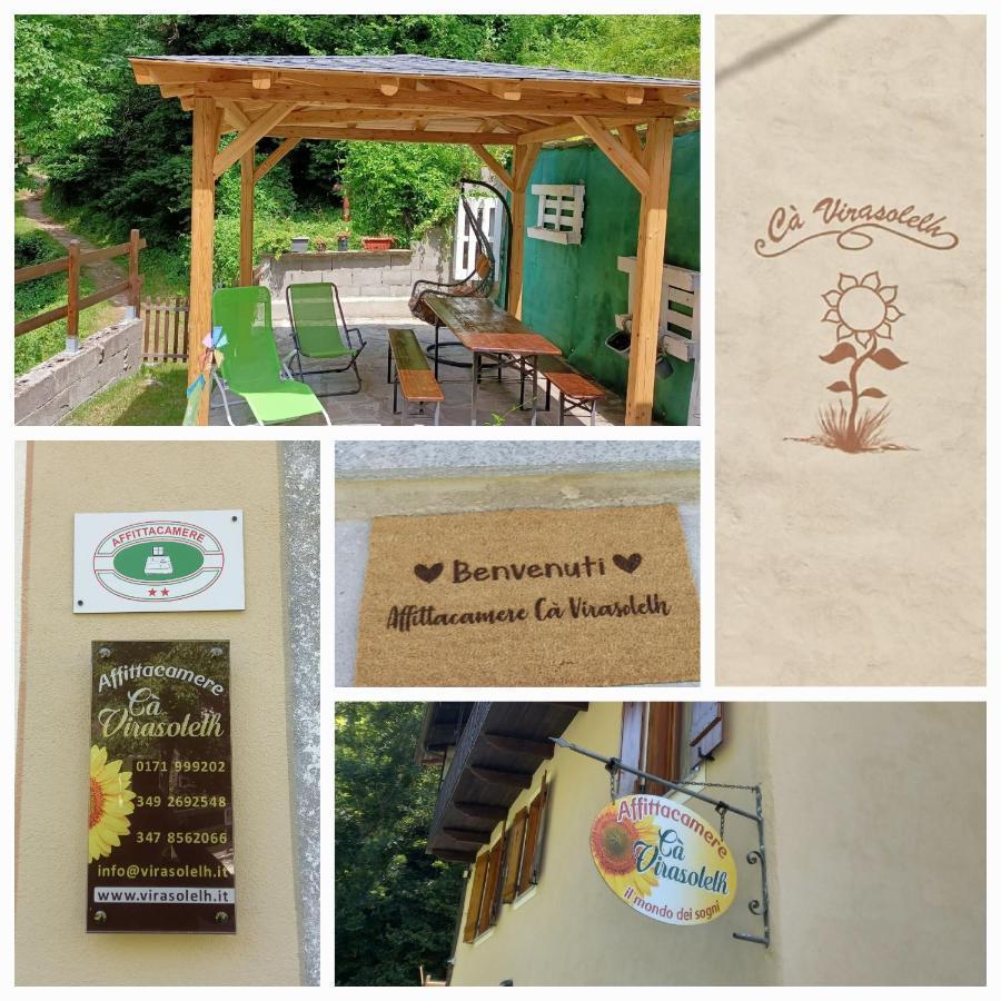 Ca' Virasolelh Hotel Macra Exterior photo